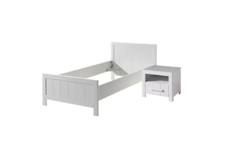 Sänky, jossa on yöpöytä Erik, undefined