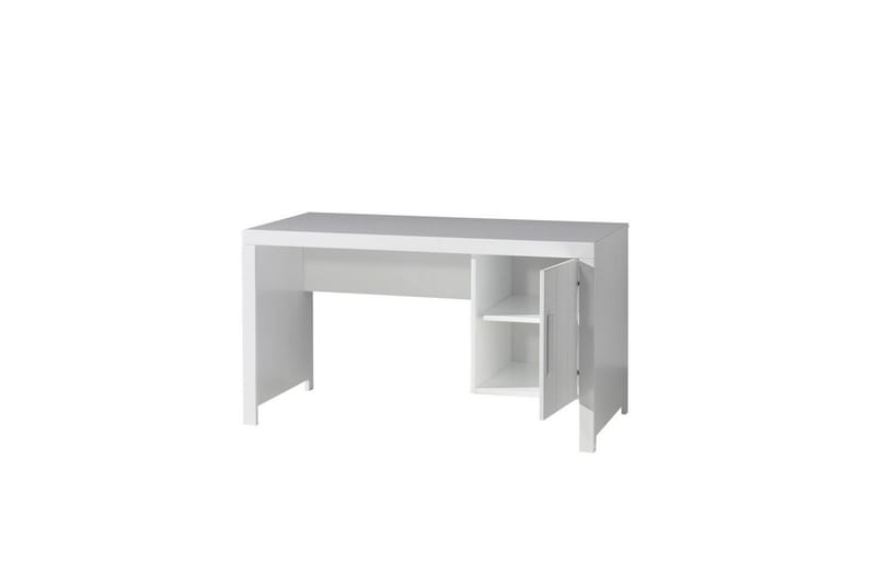 Sänky ja sälepohja Yöpöytä 3-ovinen vaatekaappi Kirjoituspöytä Kirjahylly Erik - Huonekalut - Kalustesetit - Makuuhuoneen kalustesetit