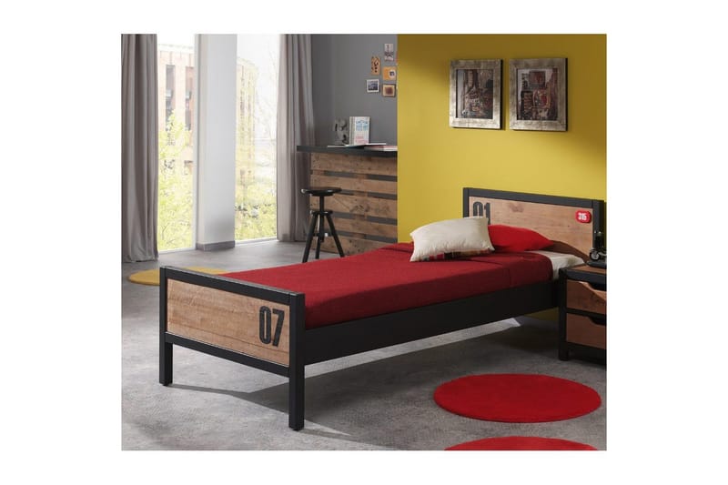 Sänky ja sälepohja Yöpöytä Alex - Huonekalut - Kalustesetit - Makuuhuoneen kalustesetit