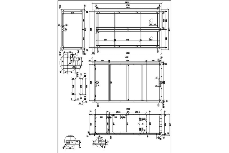 Sänky yöpöydällä, vaatekaapilla, tekstiilisarjalla Amori Valkoinen - Huonekalut - Kalustesetit - Makuuhuoneen kalustesetit