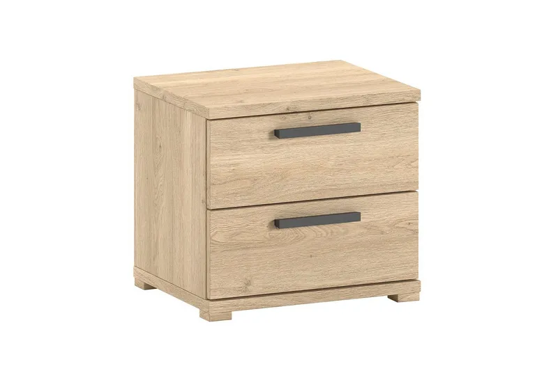 Sänky yöpöydällä 2-ovinen vaatekomero Sam - Huonekalut - Kalustesetit - Makuuhuoneen kalustesetit