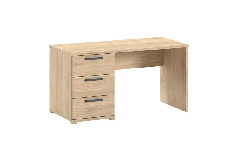 Sänky yöpöydällä 3-ovinen vaatekomero Kirjoituspöytä Sam - Huonekalut - Kalustesetit - Makuuhuoneen kalustesetit