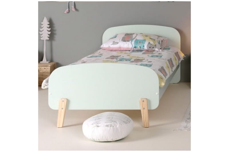Sänky yöpöydällä Kiddy Mintunvihreä - Mintunvihreä - Huonekalut - Kalustesetit - Makuuhuoneen kalustesetit
