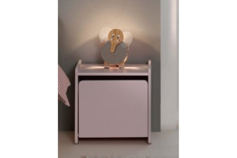 Sänky yöpöydällä Kiddy Vaaleanpunainen - Vaaleanpunainen - Huonekalut - Kalustesetit - Makuuhuoneen kalustesetit
