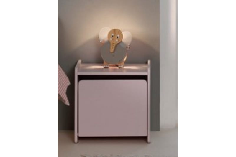 Sänky yöpöydällä Kiddy Vaaleanpunainen - Vaaleanpunainen - Huonekalut - Kalustesetit - Makuuhuoneen kalustesetit