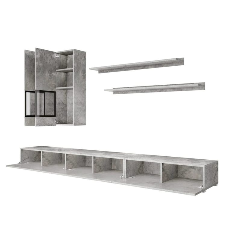 Seinäyksikkö Baros - Betonivalo - Huonekalut - Kalustesetit - Olohuoneen kalustesetit