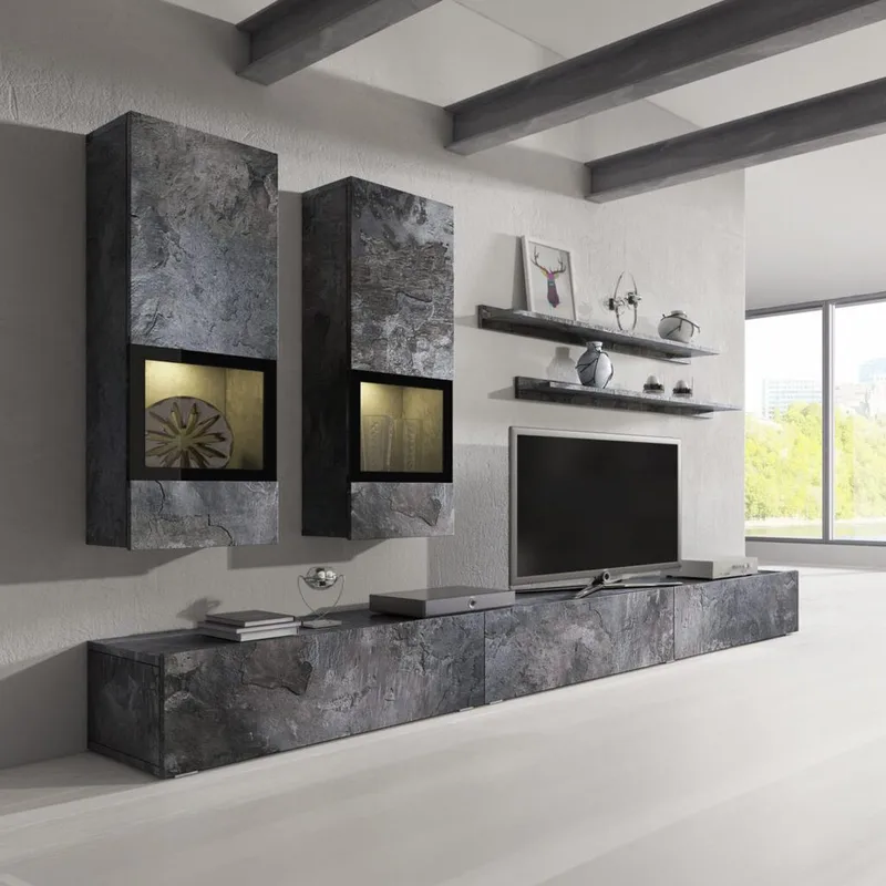 Seinäyksikkö Baros - Liitu - Huonekalut - Kalustesetit - Olohuoneen kalustesetit