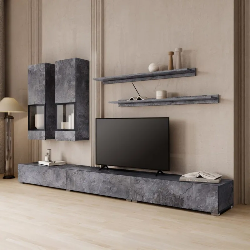 Seinäyksikkö Baros - Liitu - Huonekalut - Kalustesetit - Olohuoneen kalustesetit