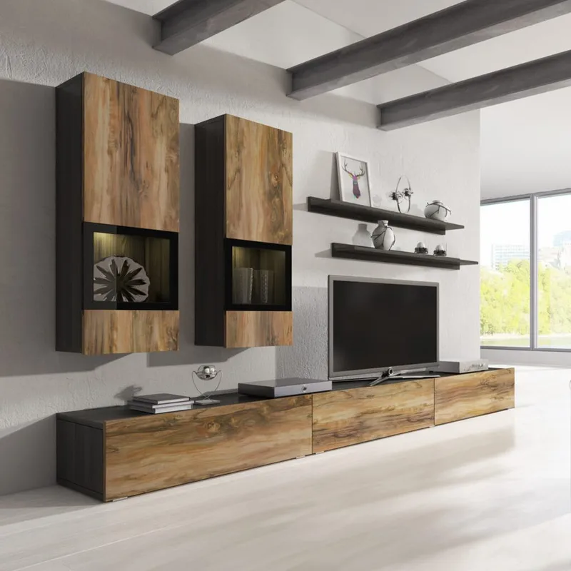 Seinäyksikkö Baros - Touchwood - Huonekalut - Kalustesetit - Olohuoneen kalustesetit