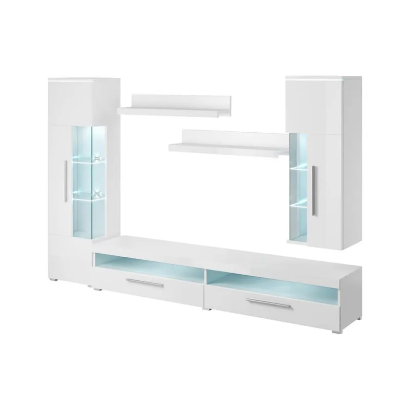 Seinäyksikkö Intia, Valkoinen, 285 cm