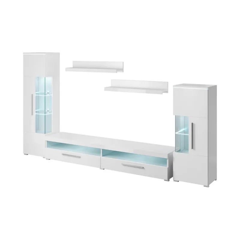 Seinäyksikkö Intia, Valkoinen, 290 cm