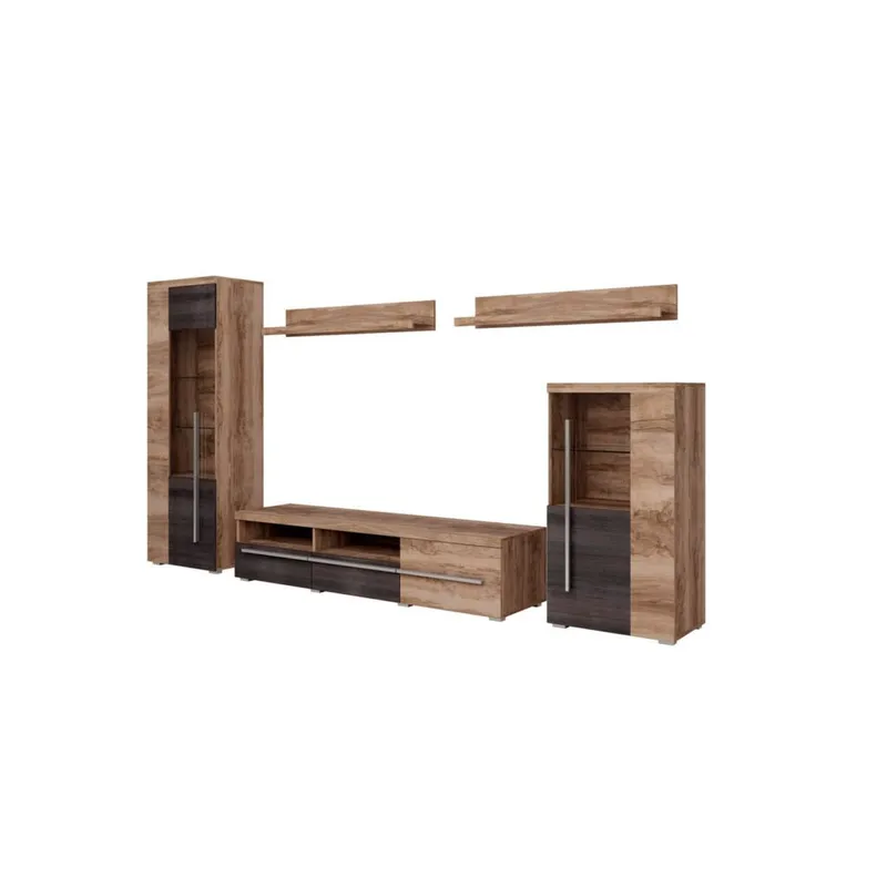 Seinäyksikkö Roger 5 osaa, Satiini Pähkinäpuu