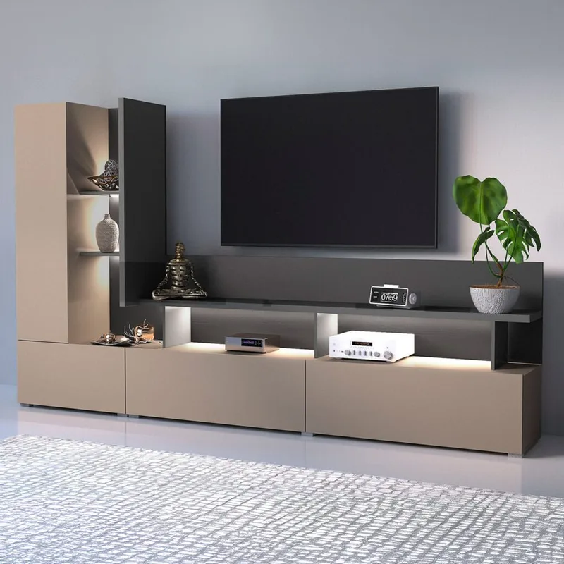 Seinäyksikkö Serio - Huonekalut - Kalustesetit - Olohuoneen kalustesetit