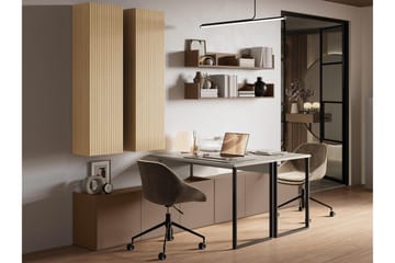 Sigmana-Huonekalusetti Olohuoneeseen - Vaalean Harmaa/Beige - Huonekalut - Kalustesetit - Olohuoneen kalustesetit