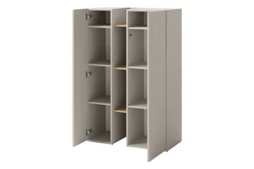 Sigmana-Huonekalusetti Olohuoneeseen - Vaalean Harmaa/Ruskea/Beige - Huonekalut - Kalustesetit - Olohuoneen kalustesetit
