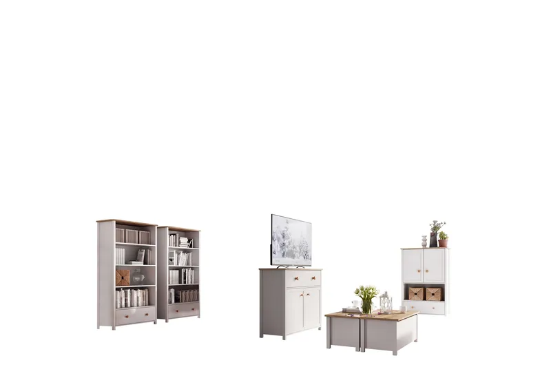 Storys Olohuoneen Huonekalusetti, Ruskea