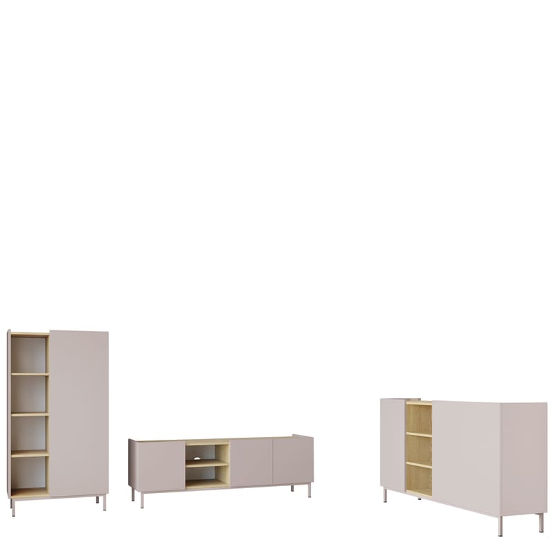 Tavrin Olohuoneen kalustepaketti - Beige - Huonekalut - Kalustesetit - Olohuoneen kalustesetit