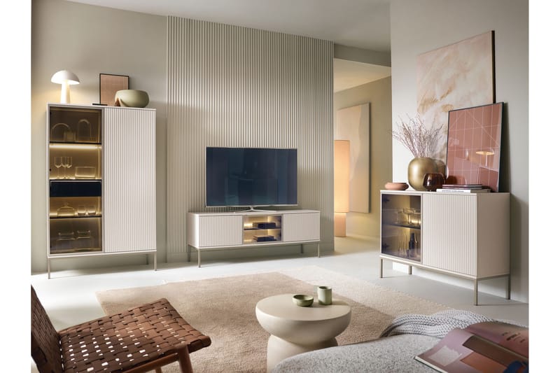 Tenorio Kalustesarja - olohuone - Beige - Huonekalut - Kalustesetit - Olohuoneen kalustesetit