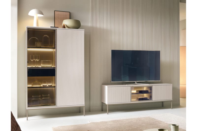 Tenorio Kalustesarja - olohuone - Beige - Huonekalut - Kalustesetit - Olohuoneen kalustesetit