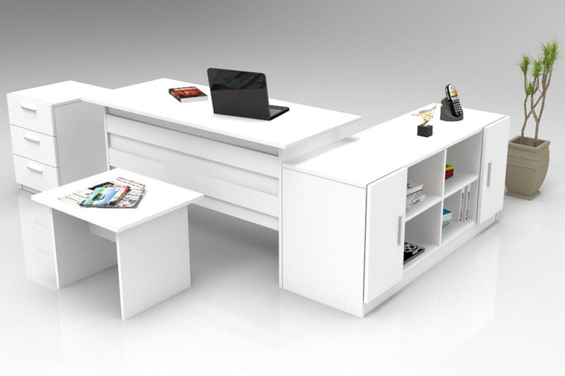 Toimiston kalustesetti Pheka, Valkoinen