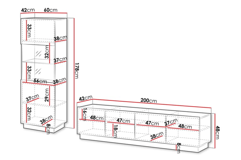 Torvalen Kalustesarja - olohuone - Beige - Huonekalut - Kalustesetit - Olohuoneen kalustesetit