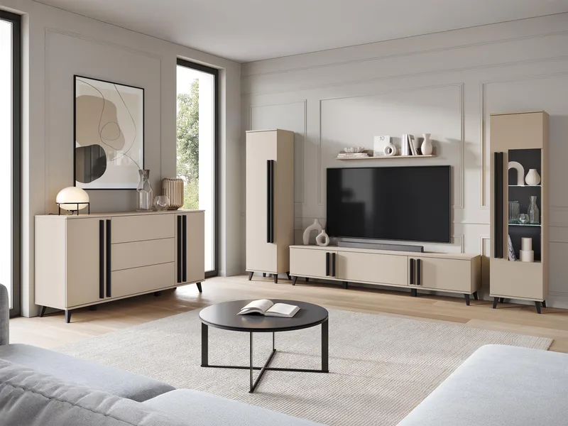 Torvos Olohuoneen kalustepaketti - Beige - Huonekalut - Kalustesetit - Olohuoneen kalustesetit