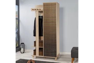 Vaatesäilytin Gillberga 90 cm - Ruskea - Huonekalut - Kalustesetit - Eteisen kalustesetit