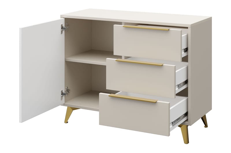 Vemdalen-Huonekalusetti Olohuoneeseen - Beige - Huonekalut - Kalustesetit - Olohuoneen kalustesetit