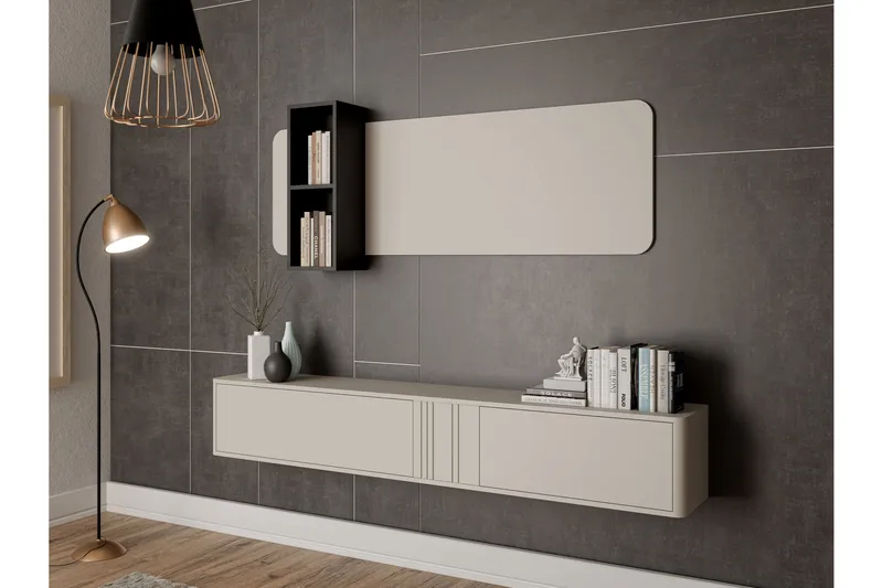 Zalricus Kalustesarja - olohuone - Beige - Huonekalut - Kalustesetit - Olohuoneen kalustesetit