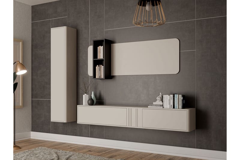 Zalricus Kalustesarja - olohuone - Beige - Huonekalut - Kalustesetit - Olohuoneen kalustesetit