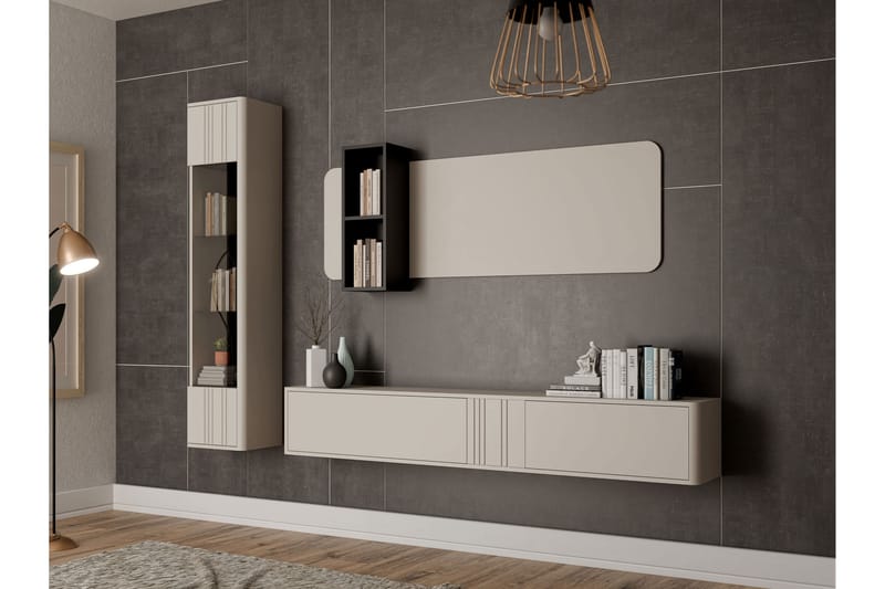 Zalricus Kalustesarja - olohuone - Beige - Huonekalut - Kalustesetit - Olohuoneen kalustesetit