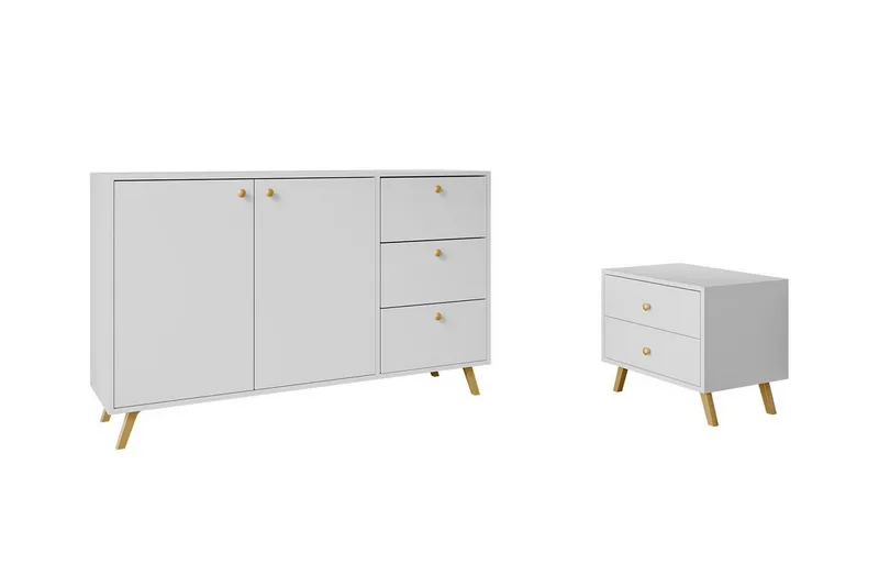 Lastenhuoneen Kalustesetti Emyvale, Valkoinen