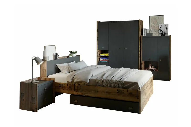 Lastenhuoneen Kalustesetti Rathmore, Harmaa