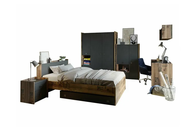 Lastenhuoneen Kalustesetti Rathmore, Harmaa