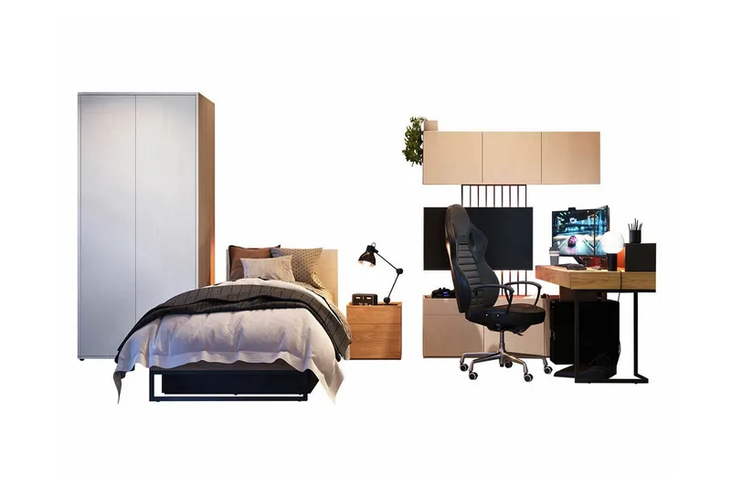 Lastenhuoneen Kalustesetti Rathmore, Musta