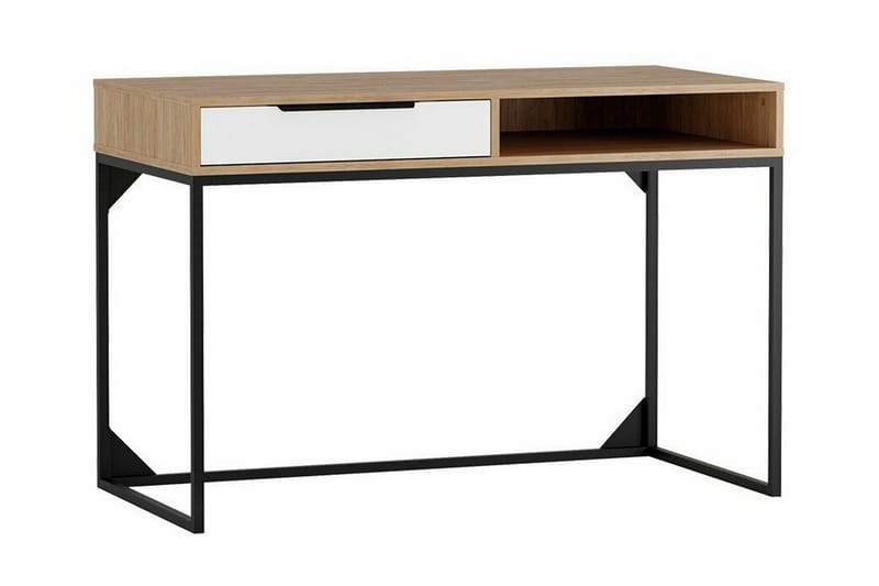 Lasten työpöytä Staffin 80 cm - Valkoinen - Huonekalut - Lasten kalusteet - Lasten pöydät - Lasten kirjoituspöytä