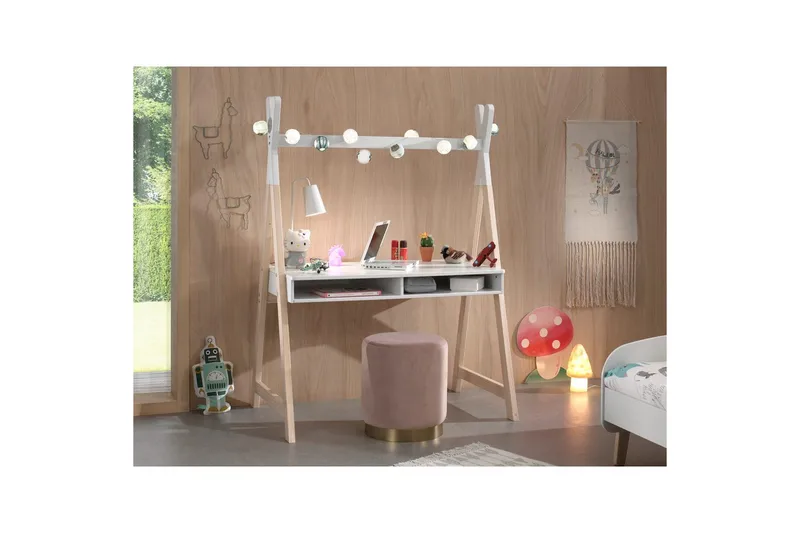 Pöytä katolla Kiddy - Huonekalut - Lasten kalusteet - Lasten pöydät - Lasten kirjoituspöytä