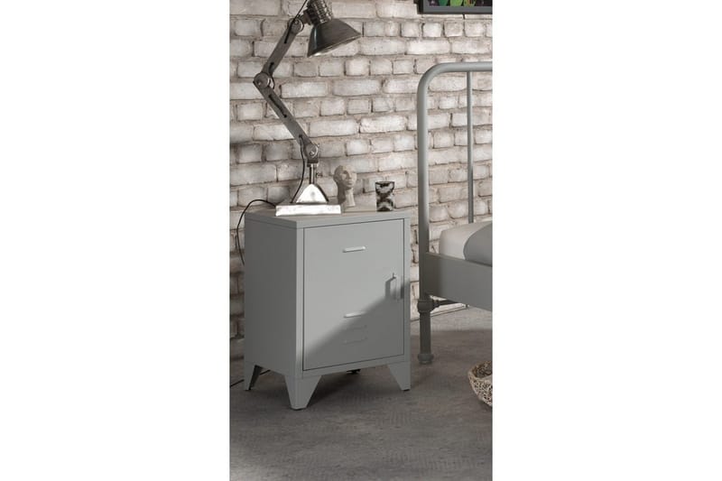 Yöpöytä Bronxx Harmaa - Harmaa - Huonekalut - Lasten kalusteet - Lasten pöydät - Lasten yöpöytä