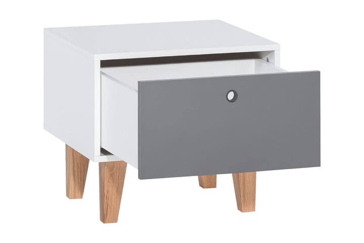 Yöpöytä Concept Valkoinen/Luonnonväri - VOX - Lasten yöpöytä - Lasten pöydät