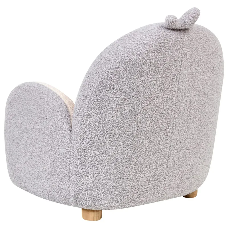 Lasten nojatuoli Hervik - Harmaa, valkoinen, ruskea/50x55x60 - Huonekalut - Lasten kalusteet - Lasten tuoli & juniorituoli - Lasten nojatuoli