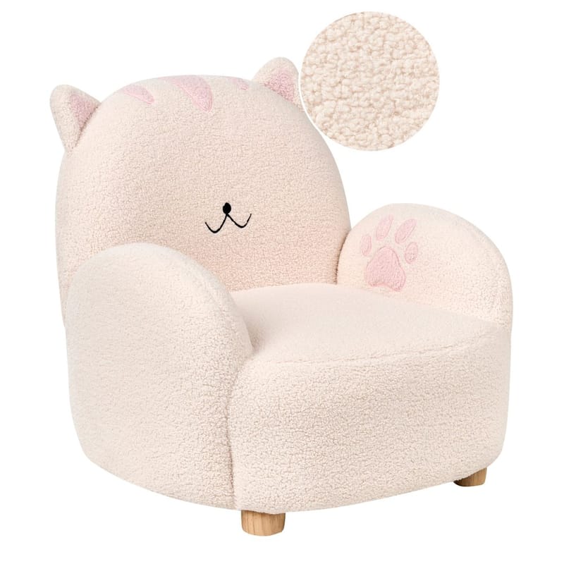 Lasten nojatuoli Zoar, Valkoinen, Ruskea