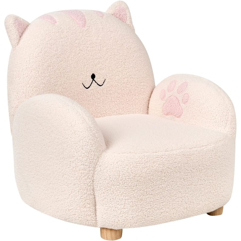 Lasten nojatuoli Zoar - Valkoinen, Ruskea - Huonekalut - Lasten kalusteet - Lasten tuoli & juniorituoli - Lasten nojatuoli
