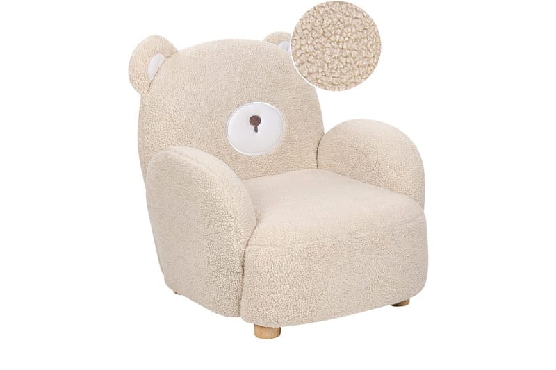 Lastentuoli Boo Beige/vaalea puu - Beige/vaalea puu - Huonekalut - Lasten kalusteet - Lasten tuoli & juniorituoli - Lasten nojatuoli