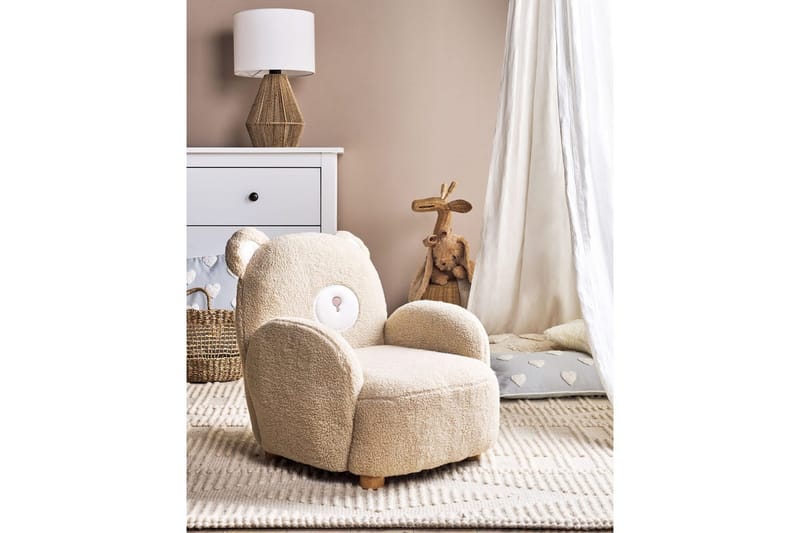Lastentuoli Boo Beige/vaalea puu - Beige/vaalea puu - Huonekalut - Lasten kalusteet - Lasten tuoli & juniorituoli - Lasten nojatuoli