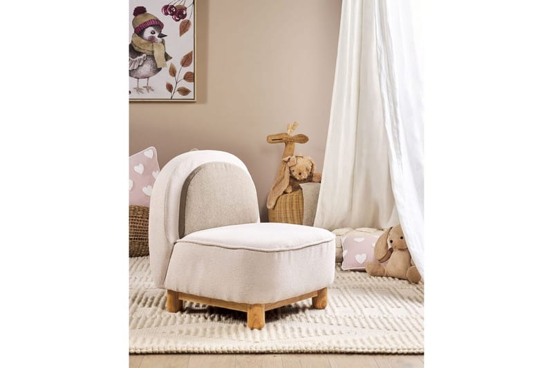 Lastentuoli Faborg Beige/vaalea puu - Beige/vaalea puu - Huonekalut - Lasten kalusteet - Lasten tuoli & juniorituoli - Lasten nojatuoli