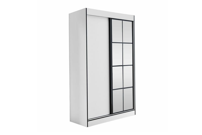 Lasten kaappi Aberfelt 120x216 cm - Valkoinen - Huonekalut - Lasten kalusteet - Lastenhuoneen säilytys - Lasten kaappi