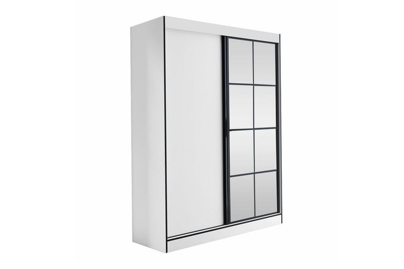Lasten kaappi Aberfelt 150x216 cm - Valkoinen - Huonekalut - Lasten kalusteet - Lastenhuoneen säilytys - Lasten kaappi