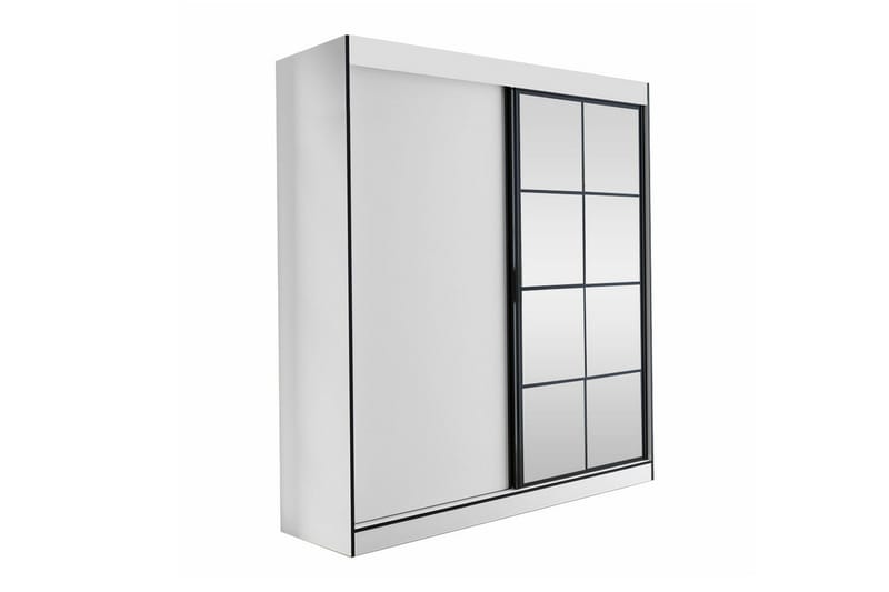 Lasten kaappi Aberfelt 180x216 cm - Valkoinen - Huonekalut - Lasten kalusteet - Lastenhuoneen säilytys - Lasten kaappi