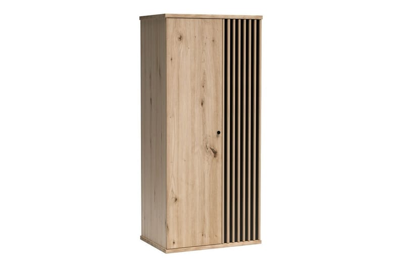 Lastenkaappi Rosehall 86x191 cm - Musta - Huonekalut - Lasten kalusteet - Lastenhuoneen säilytys - Lasten kaappi