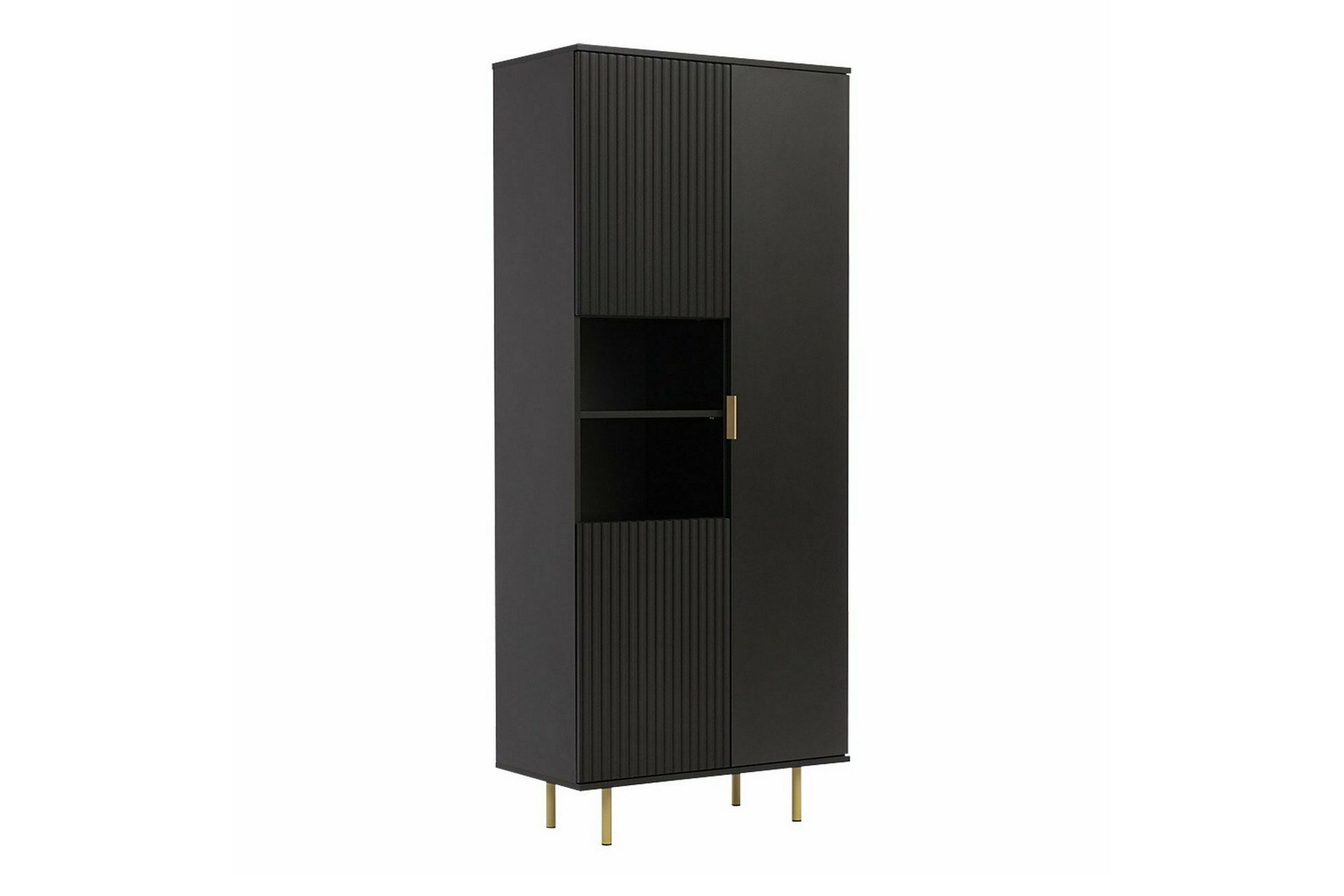 Lasten hylly Staffin 80 cm - Musta - Huonekalut - Lasten kalusteet - Lastenhuoneen säilytys - Lastenhuoneen hylly - Kirjahylly lastenhuoneeseen